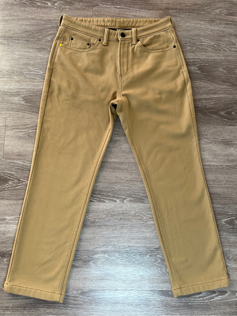 CAT Caterpillar Fleece Lined Canvas Work Pants Tan Men’s 32x30 NWOT